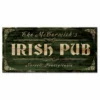 CUSTOMIZABLE Large Vintage Wooden Bar Sign - IRISH PUB - 11 3/4" X 23 3/4"