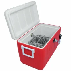 JockeyBox - 120' 3/8-1/4" OD Coil - 1 Tap / 1 Keg - 48Qt Coolers