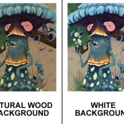 Pipe Mushroom 24" X 30" Wooden Table Top - Two Types Available -Endurance Sales jk 2430 pipe mushroom