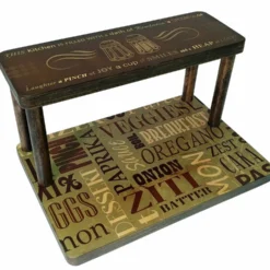 Counter Caddies™ - "CULINARY" Themed Artwork - Straight Shelf - 12" Length