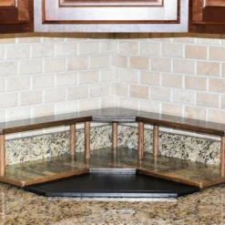 CUSTOMIZABLE Counter Caddies™ - "CULINARY" Themed Artwork - Corner Shelf -Endurance Sales kitchen corner shelf web 4