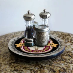 Wood Lazy Susan - Add Your Name - Bottle Cap - Size Variations -Endurance Sales lazy susan wood table bottle cap main picture bpc bd55c93c add3 420c 8f98 1a98de17e34d