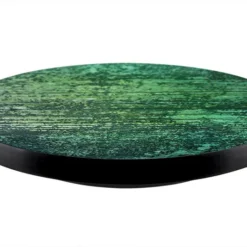 Lazy Susan - WOOD GRAIN Designs - 3 Different Sizes - For Kitchen Table Top -Endurance Sales lazy susan wood table gray wood front view of product 1