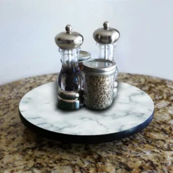 Lazy Susan - MARBLE Designs - 3 Different Sizes - For Kitchen Table Top -Endurance Sales lazy susan wood table marble main picture bpc