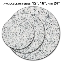 Lazy Susan - GRANITE Designs - 3 Different Sizes - For Kitchen Table Top 27 Lazy Susan - GRANITE Designs - 3 Different Sizes - For Kitchen Table Top -Endurance Sales lazy susan wood table top granite 4 comparison overlap