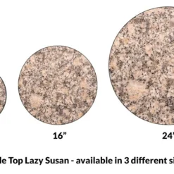 Lazy Susan - GRANITE Designs - 3 Different Sizes - For Kitchen Table Top 24 Lazy Susan - GRANITE Designs - 3 Different Sizes - For Kitchen Table Top -Endurance Sales lazy susan wood table top granite 5 size comparion