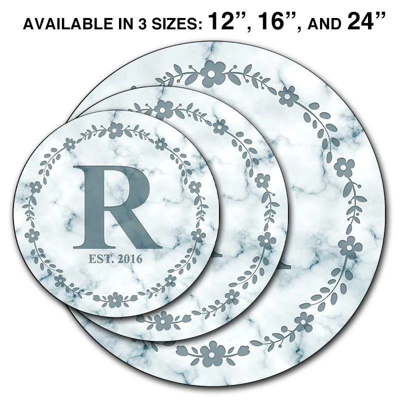 ADD YOUR NAME Lazy Susan - MARBLE MONOGRAM - 3 Different Sizes - Table Top 12 ADD YOUR NAME Lazy Susan - MARBLE MONOGRAM - 3 Different Sizes - Table Top - Image 10