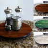 Lazy Susan - WOOD GRAIN Designs - 3 Different Sizes - For Kitchen Table Top 2 Lazy Susan - WOOD GRAIN Designs - 3 Different Sizes - For Kitchen Table Top -Endurance Sales lazy susan wood table top wood three versions comparisons 1