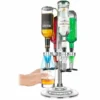 LED Illuminated 4 Bottle Bar Caddy / Liquor Dispenser -Endurance Sales led bar caddy 4 bottle liquor dispenser main