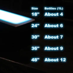 Barconic® Floating LED Liquor Bottle Display Shelf - 1 Tier (Step) - White - Multi-Colored Lights - Several Lengths 13 Barconic® Floating LED Liquor Bottle Display Shelf - 1 Tier (Step) - White - Multi-Colored Lights - Several Lengths -Endurance Sales led liquor bottle display shelf 1 tier sizes quantity space 4591a8f1 0735 499a b6e4 52bd21af2086