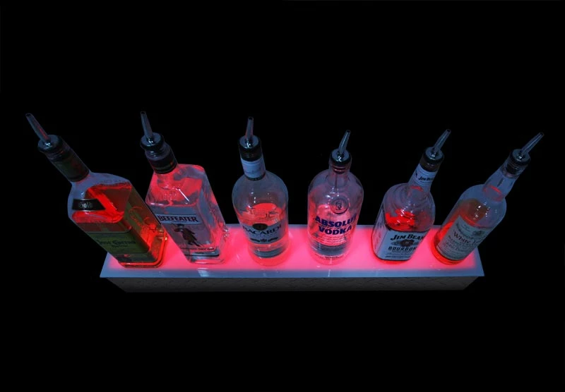 BarConic® LED Liquor Bottle Display Shelf - 1 Step - Diamond Plate Print - Several Lengths 5 BarConic® LED Liquor Bottle Display Shelf - 1 Step - Diamond Plate Print - Several Lengths - Image 3