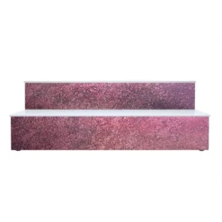 BarConic® LED Liquor Bottle Display Shelf - 2 Steps - Aged Bronze - Several Lengths -Endurance Sales led shelves diamond plate print 1 2