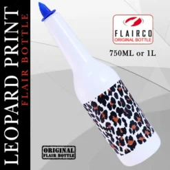 Leopard Print Flair Bottle - 750ML And 1L