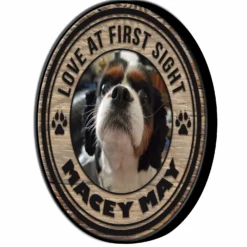Custom Wood Sign - Pet-18" Diameter -Endurance Sales lg bt kc barr sign pet web2 1