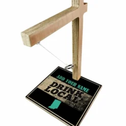 ADD YOUR NAME Large Tabletop Ring Toss Game - Drink Local -Endurance Sales lg g rt lrg local 2
