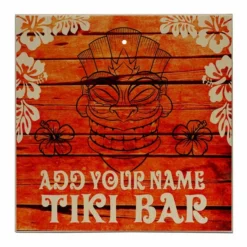 ADD YOUR NAME Large Tabletop Ring Toss Game - Tiki -Endurance Sales lg g rt lrg tiki ring toss bar game tiki 3