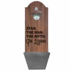 Custom Round Top Plaque With Cap Catcher - Man, Myth, Legend