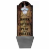 Custom Round Top Plaque With Cap Catcher - Play Like A Pirate -Endurance Sales lg plq rtp cc pirate work like captain play like a pirate web