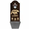 Custom Round Top Plaque With Cap Catcher - Papa Bear -Endurance Sales lg plq rtp papa papa bear curved top cap catcher main
