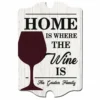 Custom Tavern Shaped Wood Bar Sign - Home Is Where The Wine Is 1 Custom Tavern Shaped Wood Bar Sign - Home Is Where The Wine Is -Endurance Sales lg sign plq homewine home is wine wood plq main