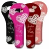 ADD YOUR NAME Wine Totes - Heart Pattern - Several Color Options -Endurance Sales lg wt 67 hearts add your name custom wine bottle totes main