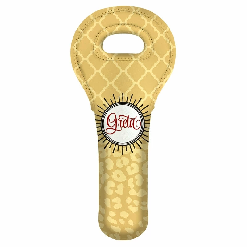 CUSTOMIZABLE Wine Tote - Leopard 3 CUSTOMIZABLE Wine Tote - Leopard