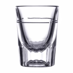 Libbey 5126/S0711 2 Oz. Fluted Whiskey / Shot Glass With .875 Oz. Cap Line - 48/Case