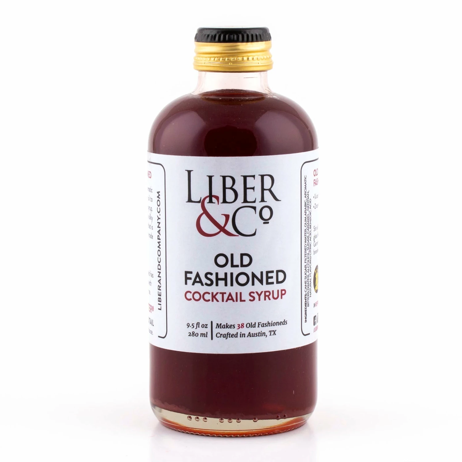 Liber & Co. Old Fashioned Cocktail Syrup - 9.5 Ounce 3 Liber & Co. Old Fashioned Cocktail Syrup - 9.5 Ounce