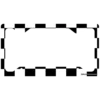 License Plate Frame - Racing Flag -Endurance Sales lic cover 0000s 0008 racing 2