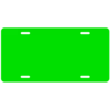 Custom License Plate - Green -Endurance Sales lic plate 0000s 0001 green 1 2