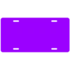 Custom License Plate - Purple 2 Custom License Plate - Purple -Endurance Sales lic plate 0000s 0002 purple 2