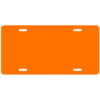 Custom License Plate - Orange -Endurance Sales lic plate 0000s 0003 orange 2
