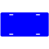Custom License Plate - Blue -Endurance Sales lic plate 0000s 0006 blue 2