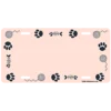 Custom License Plate - Cat Border -Endurance Sales lic plate 0000s 0014 kitty 2
