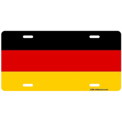 Custom License Plate - Germany Flag