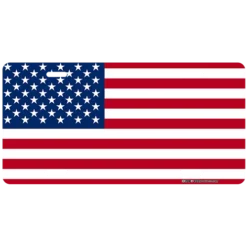 Custom License Plate - US Flag