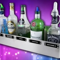 Bar Speed Rail Liquor Bottle Display Labels - 294 Labels
