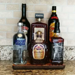 Counter Caddies™ - "LIQUOR" Themed Artwork - Straight Shelf - 12" Length -Endurance Sales liquor shelf 12 3