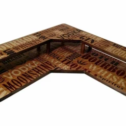 Counter Caddies™ - "LIQUOR" Themed Artwork - Corner Shelf