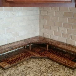 Counter Caddies™ - "LIQUOR" Themed Artwork - Corner Shelf -Endurance Sales liquor shelf corner1 800