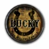 Custom Wood Barrel Top Sign – Lucky Horseshoe -Endurance Sales lucky family name barrel top scaled
