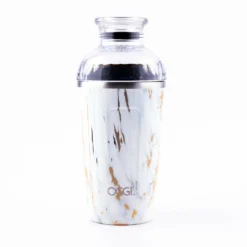 Double Wall Vacuum Insulated Cocktail Shaker - Marble - 17 Ounce