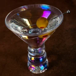 Martini Glass Iridescent - 7 Ounce -Endurance Sales martini Glass Iridescent scene2