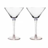 9 Ounce Diamond Martini Glasses - 2 Pack -Endurance Sales martini glasses clean
