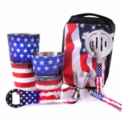 USA Flag Bartender Set