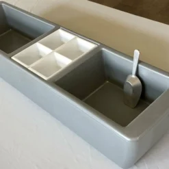 Metallic Gray Party Barge -Endurance Sales metallic gray revo party barge ice cooler side