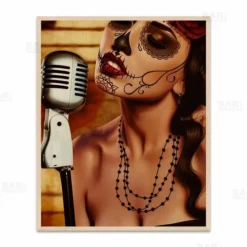 Mi Cancion 24" X 30" Wooden Table Top - Two Types Available -Endurance Sales mi cancion 24 x 30 wooden table top with featured artist daniel esparza bpc 1