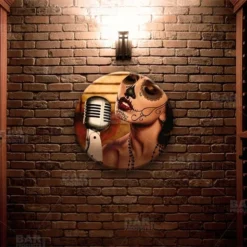 Mi Cancion Round Wooden Table Top - Two Sizes Available -Endurance Sales mi cancion round wooden table top with featured artist daniel esparza bpc 2