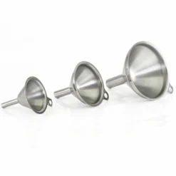 Stainless Steel Mini Funnels - Set Of 3 7 Stainless Steel Mini Funnels - Set Of 3 -Endurance Sales mini funnel set 3