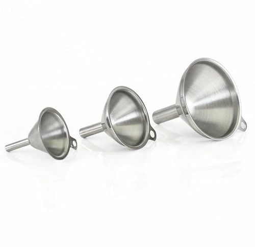 Stainless Steel Mini Funnels - Set Of 3 5 Stainless Steel Mini Funnels - Set Of 3 - Image 3
